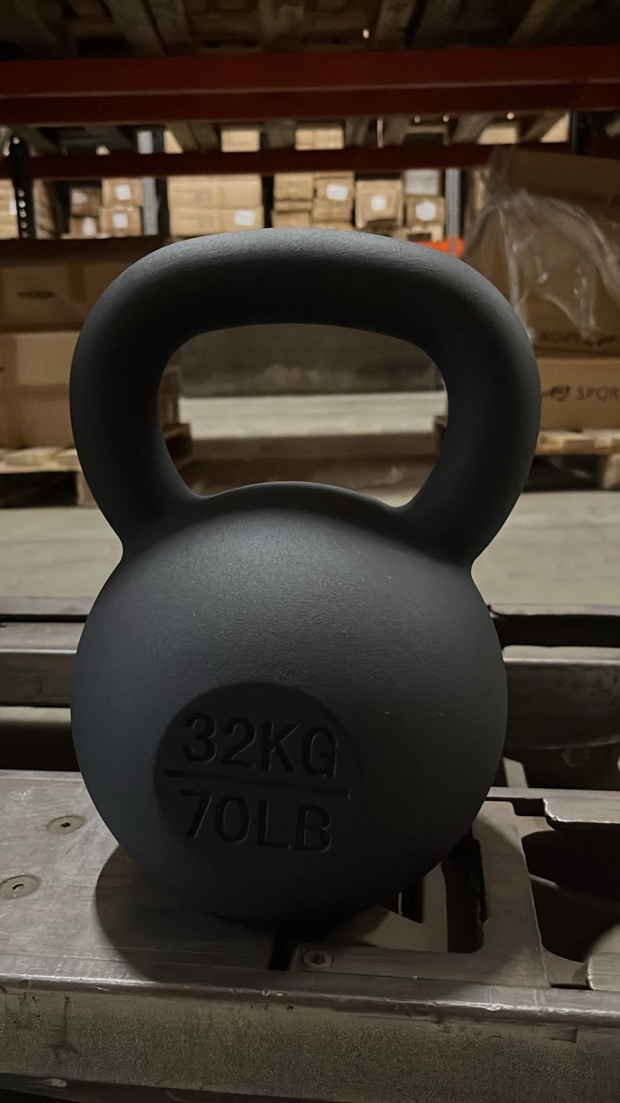 Kettlebell 32KG - Gietijzeren Gewicht voor Krachttraining, Ophalen, Zo goed als nieuw, Armen, Kettlebell