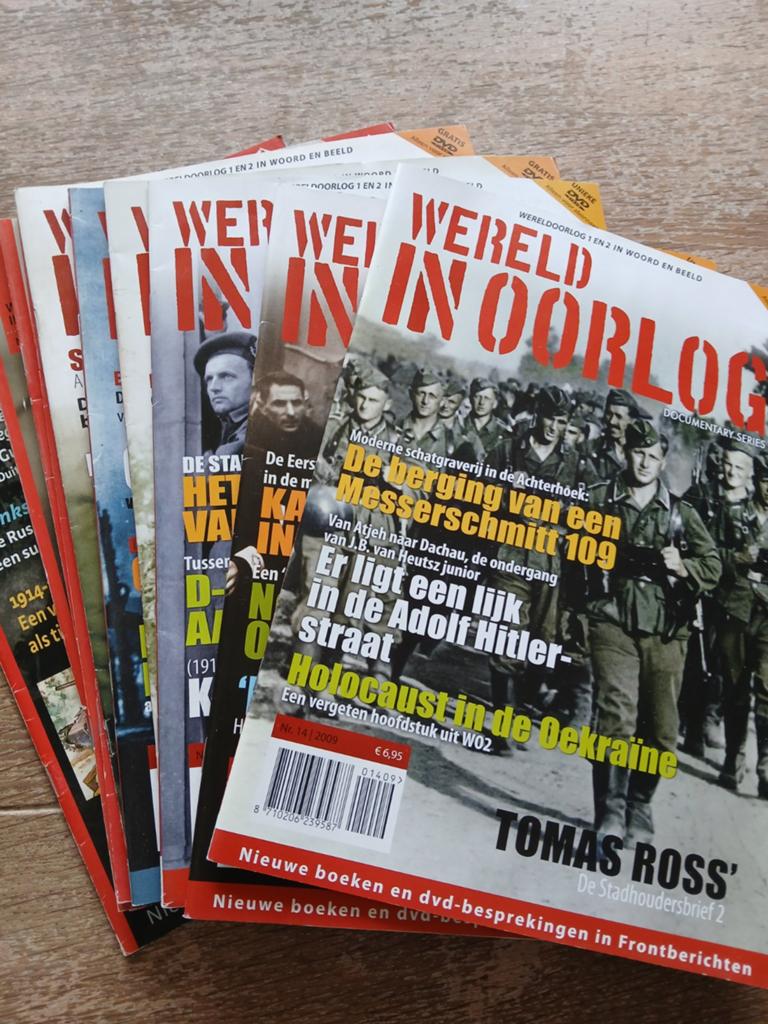 Tijdschriften Wereld in Oorlog 2008-2009, Ophalen of Verzenden, Tweede Wereldoorlog, Gelezen