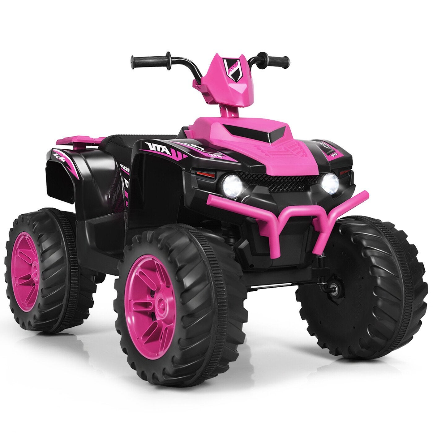 Nieuwe Elektrische Kinderquad 12V met LED-verlichting - Roze, Nieuw