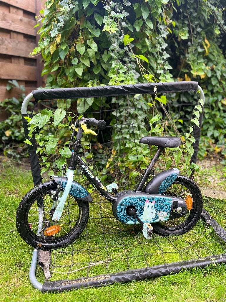 B’Twin (Decathlon) kinderfiets 14”, Ophalen, Velgrem, Minder dan 16 inch, Decathlon B'Twin