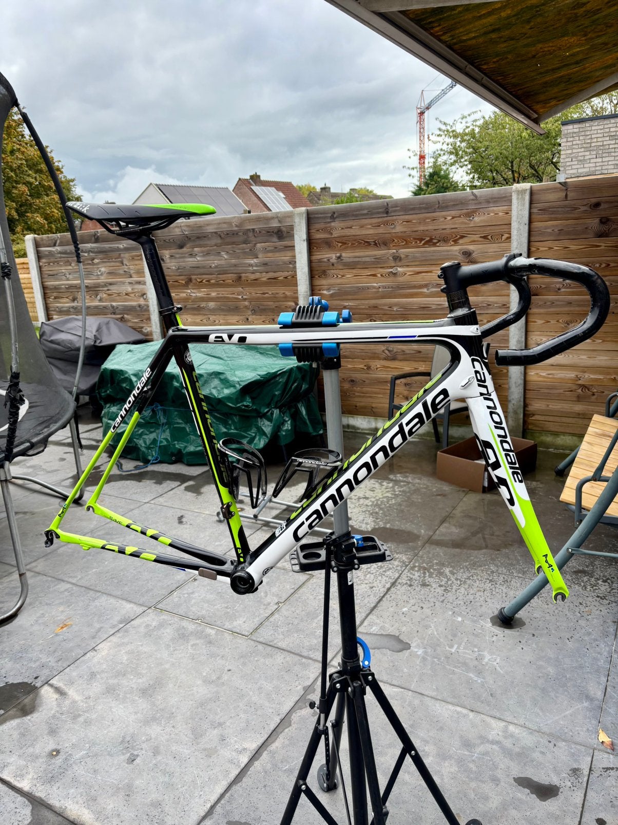 Cannondaele supersix carbon frame m 54, Fietsen en Brommers, Carbon, Zo goed als nieuw, Meer dan 20 versnellingen, 53 tot 57 cm