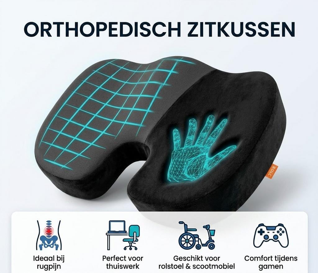 Ergonomisch/Orthopedisch Zitkussen. NIEUW, Ophalen of Verzenden