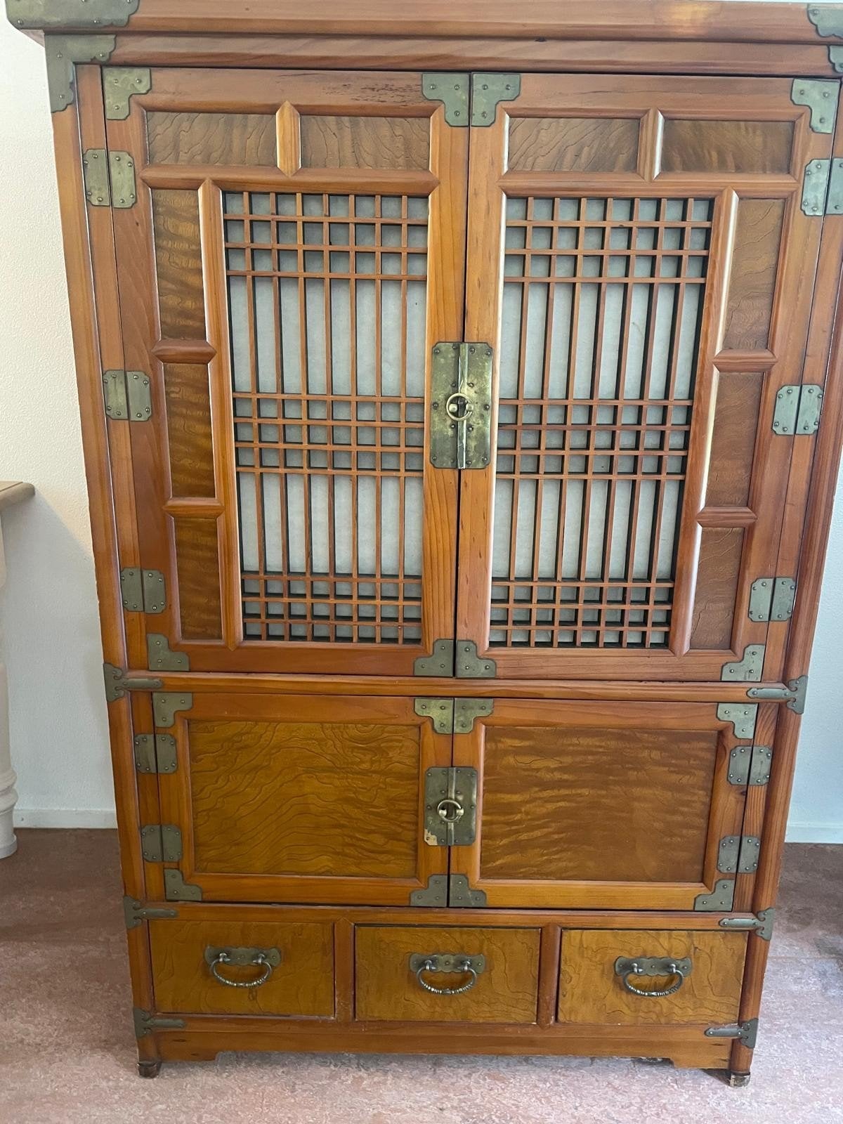 Aziatische kast met geheime laden, Antiek en Kunst, Ophalen