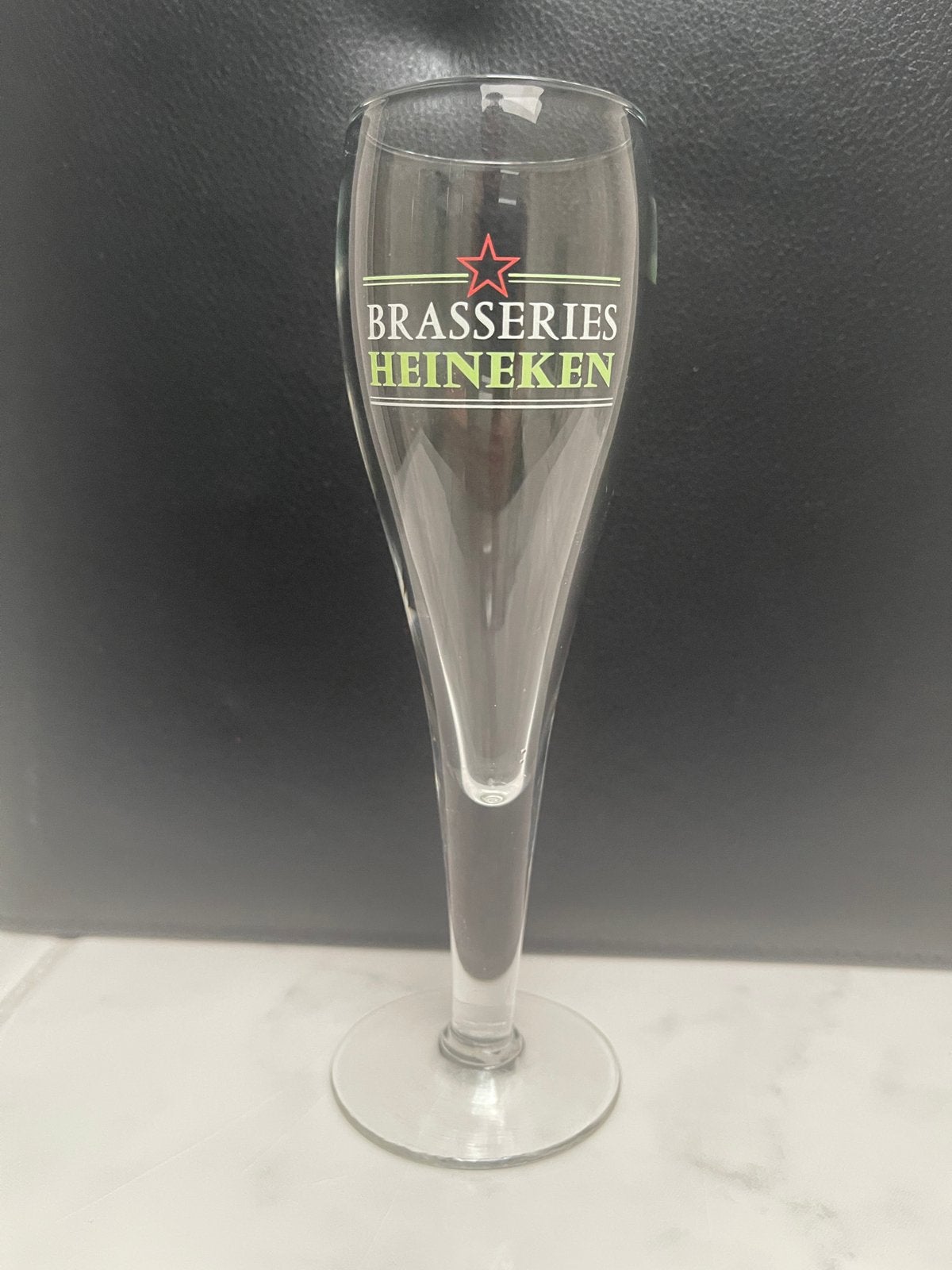HEINEKEN GLAS - bijzonder leuk glas - 10cl - 16cm, Ophalen of Verzenden, Zo goed als nieuw, Glas of Glazen, Heineken