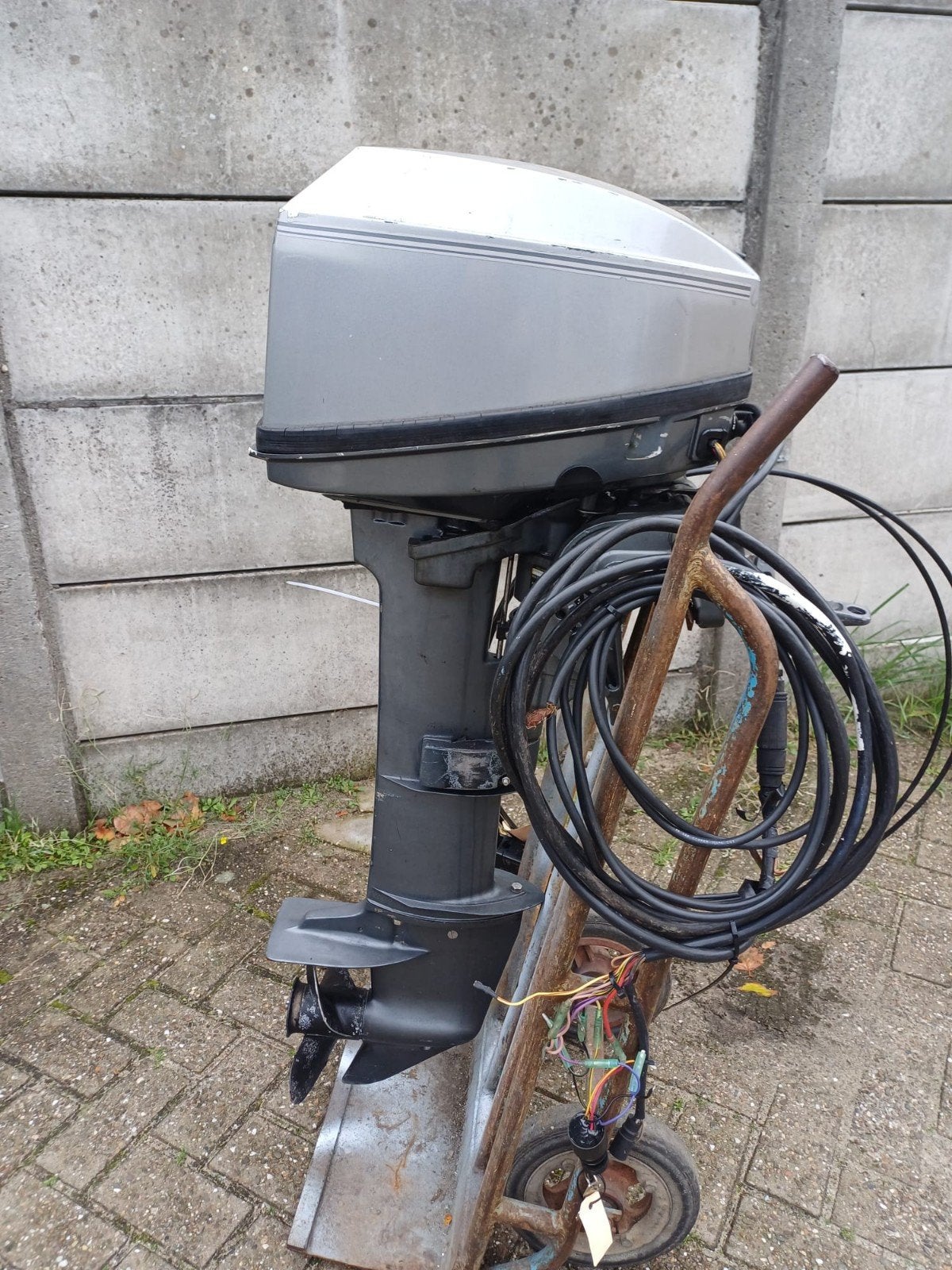 Mariner 9.9 pk 2-takt langstaart met elektrische start, Ophalen, Gebruikt, 5 tot 10 pk, Met afstandsbediening