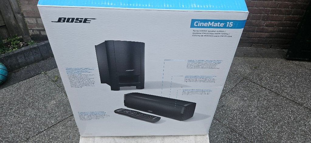 Bose Cinemate 15 Home Theater Speaker system nieuw in doos, Audio, Tv en Foto, Home Cinema-sets, Overige merken, 2.1-systeem, 70 watt of meer