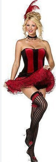 Burlesque + Kanten Masker outfit mt S en M en ook L, Ophalen of Verzenden, Zo goed als nieuw, Maat 38/40 (M), Carnaval