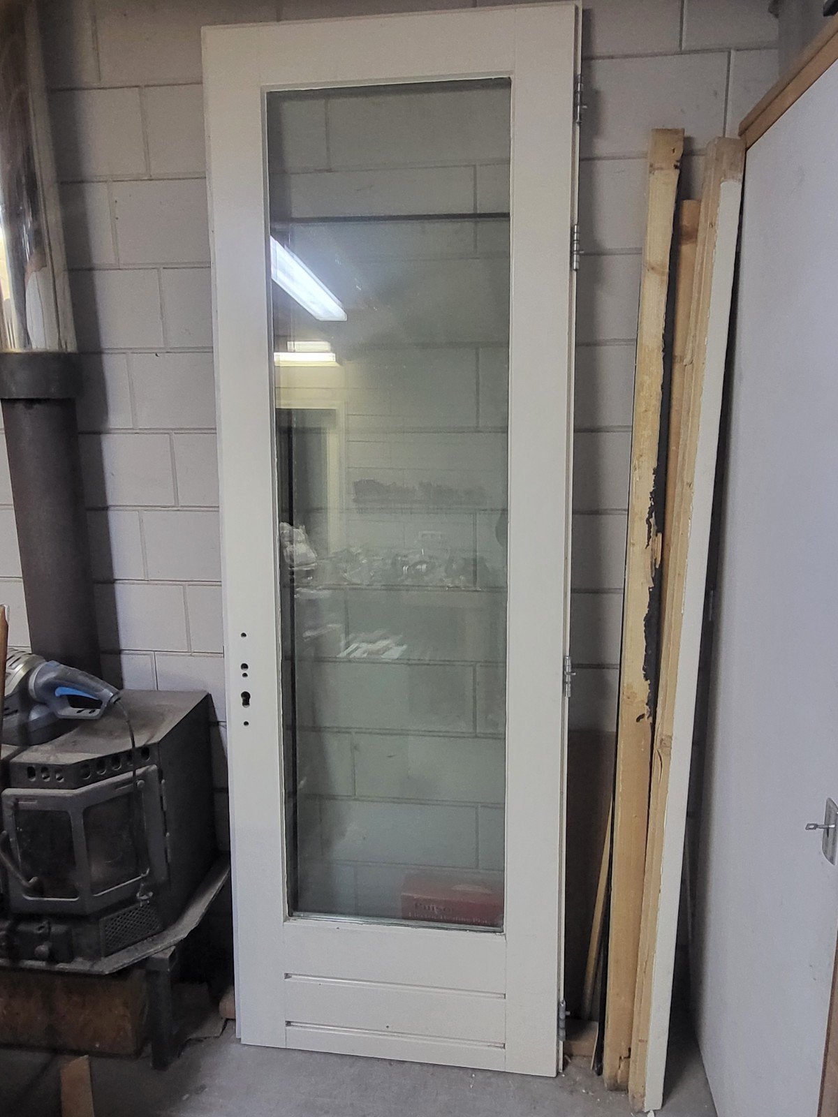 Buitendeur | Hardhouten deur | Schuurdeur | Achterdeur |Deur, Ophalen, Gebruikt, 80 tot 100 cm, 215 cm of meer