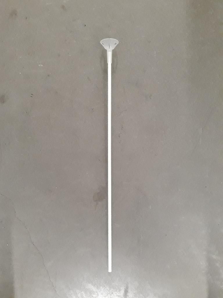 Ballonstokjes wit 39 cm met houder - NIEUW - kunststof, Hobby en Vrije tijd, Feestartikelen, Nieuw, Versiering, Ophalen of Verzenden
