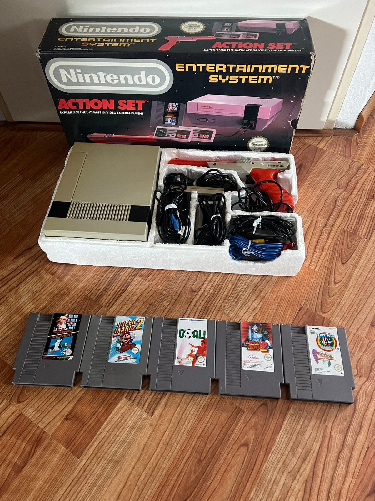 Nintendo Nes Entertainment System., Ophalen of Verzenden, Gebruikt, Met 2 controllers, Met games
