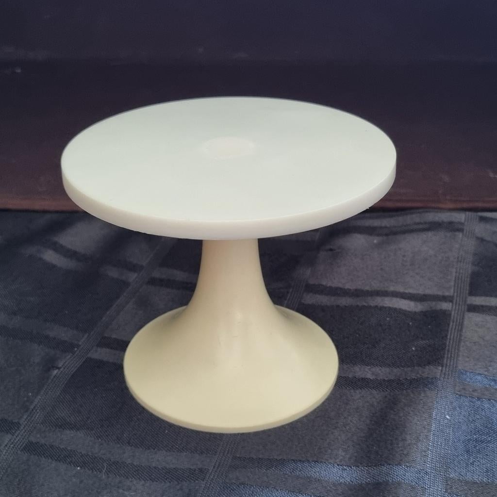 Ronde Tafel voor Sindy of Barbie vintage stuk miniatuur, Ophalen of Verzenden, Zo goed als nieuw, Gebruiksvoorwerp