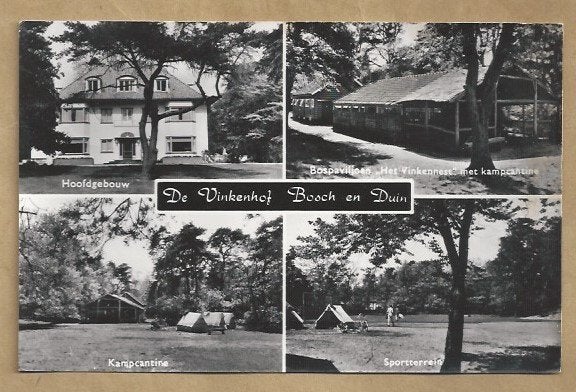 Oude Ansichtkaart: Den Dolder. De Vinkenhof Bosch en Duin, Ophalen of Verzenden, 1960 tot 1980, Gelopen, Utrecht