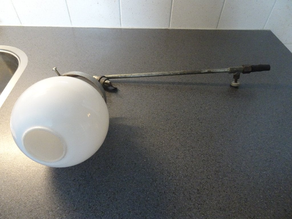 Oude gaslamp opaline kap. Mogelijk Veritas Engeland., Ophalen of Verzenden