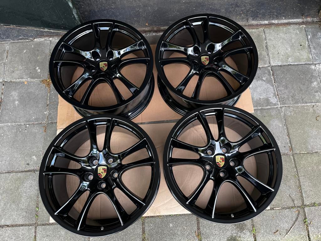 Originele Porsche Cayenne GTS velgen 21 inch, Auto-onderdelen, Banden en Velgen, Gebruikt, Velg(en), Personenwagen, Zomerbanden