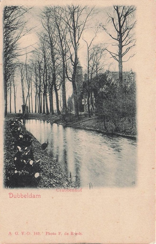 702-276-053 Dubbeldam Crabbenhof, Verzenden, Voor 1920, Zuid-Holland
