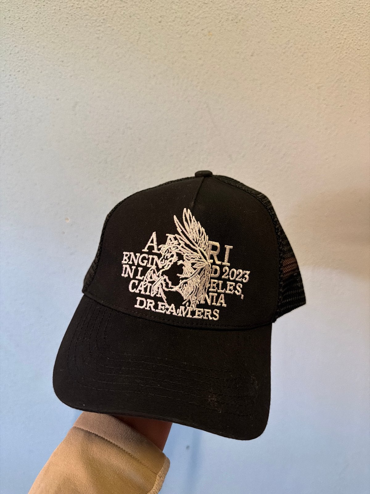 Amiri Trucker Cap Zwart - Nieuw met labels, Verzenden, Nieuw, One size fits all, Pet