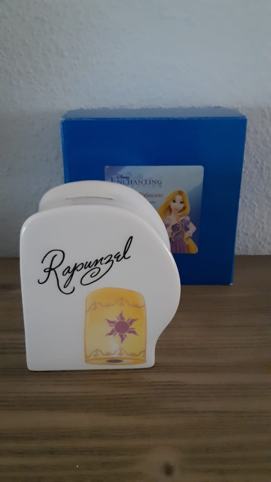 Disney Showcase spaarpot Rapunzel, Ophalen of Verzenden, Zo goed als nieuw, Beeldje of Figuurtje