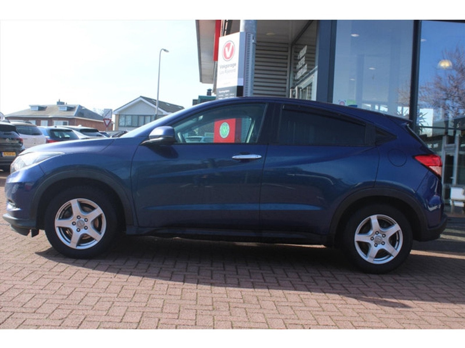 Honda HR-V 1.5 i-VTEC *Comfort* | Trekhaak | Cruise & Climat, Auto's, Stof, Blauw, Bedrijf, 1000 kg