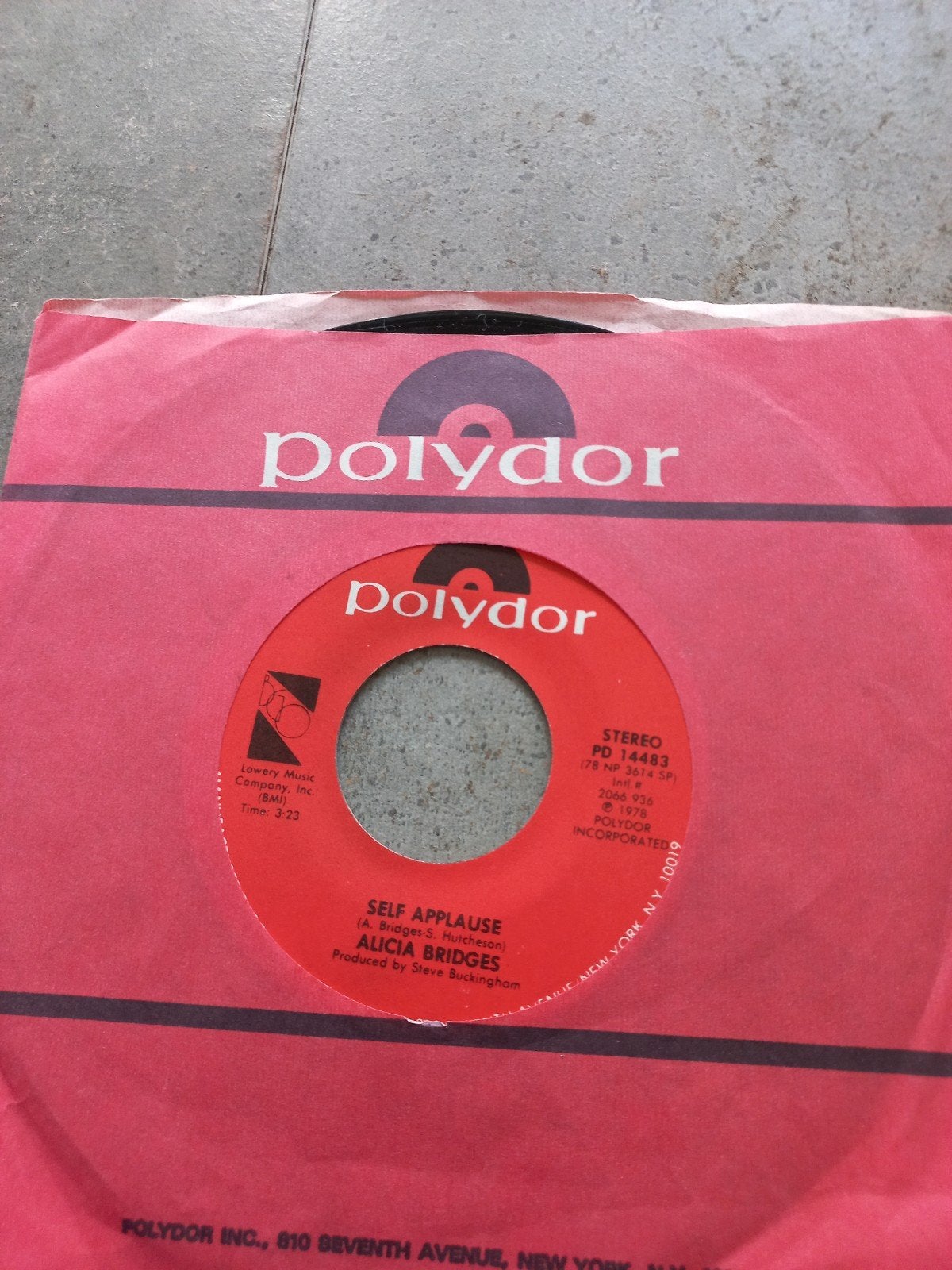 Alicia Bridges - Self Applaud, Ophalen of Verzenden, Gebruikt, 7 inch, Pop
