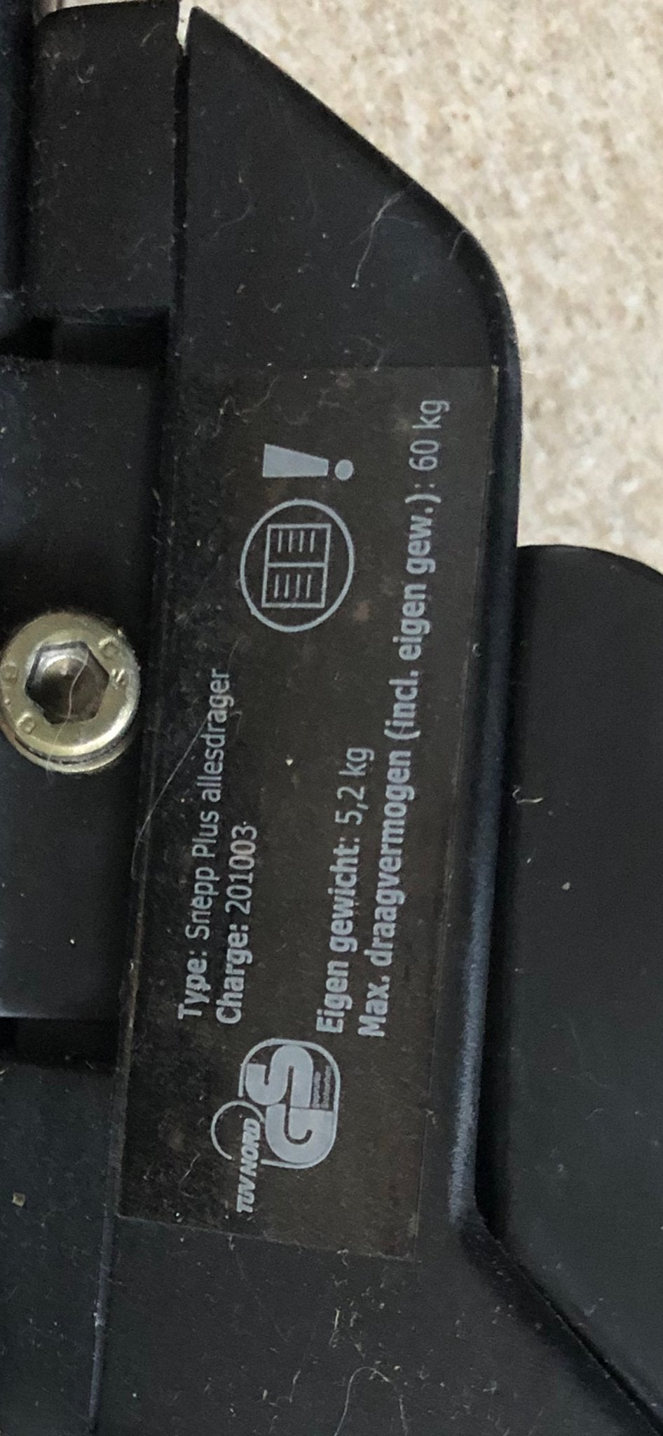 Sneepp Plus allesdrager - 60 kg draagvermogen, Auto diversen, Dakdragers, Ophalen, Gebruikt