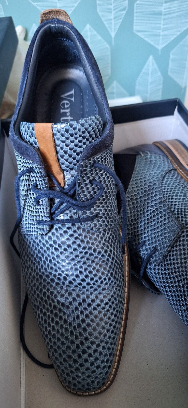 Herenschoenen., Ophalen, Blauw, Zo goed als nieuw, Vertice