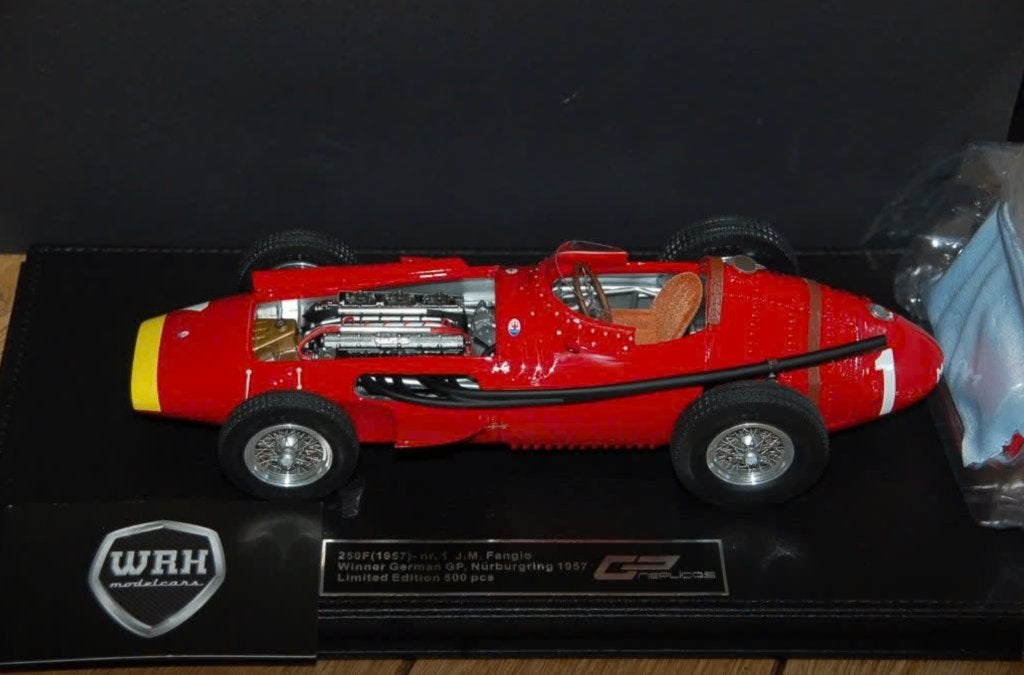1:18 MASERATI 250F Fangio #1 GP replicas MINT!! in box WRH, Verzenden, Nieuw, Auto, Overige merken