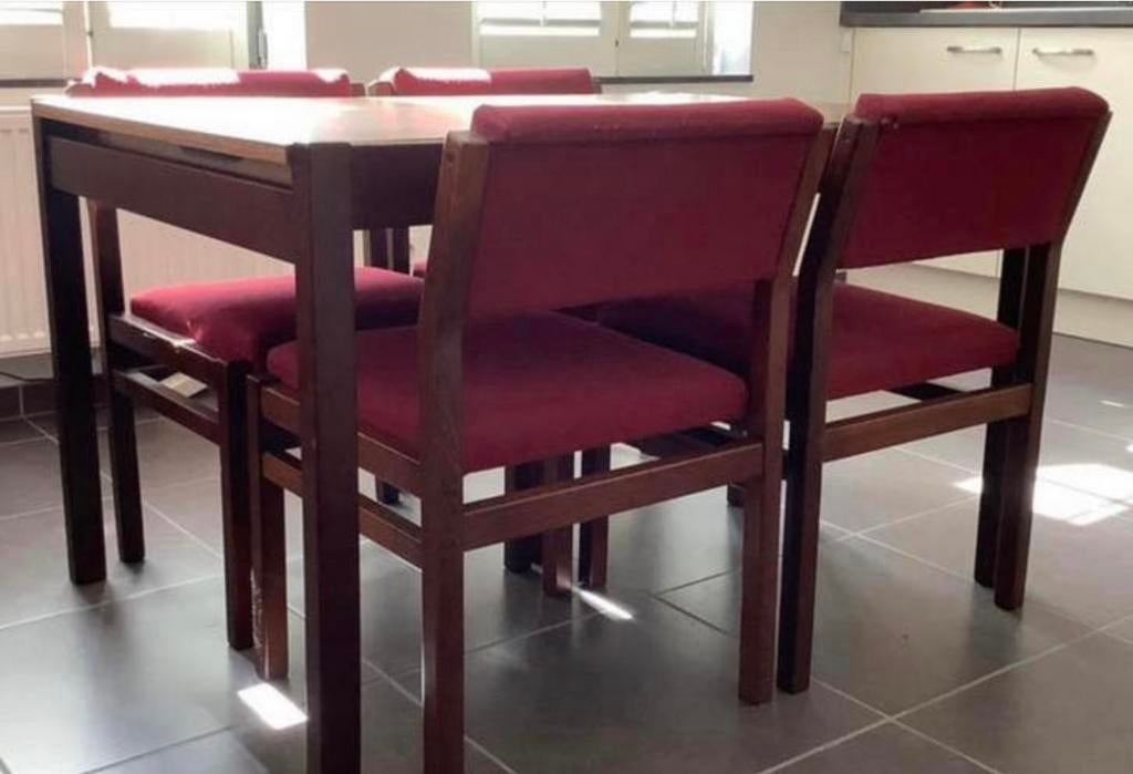 PASTOE TAFEL & STOELEN CEES BRAAKMAN, JAPANSE SERIE., Ophalen