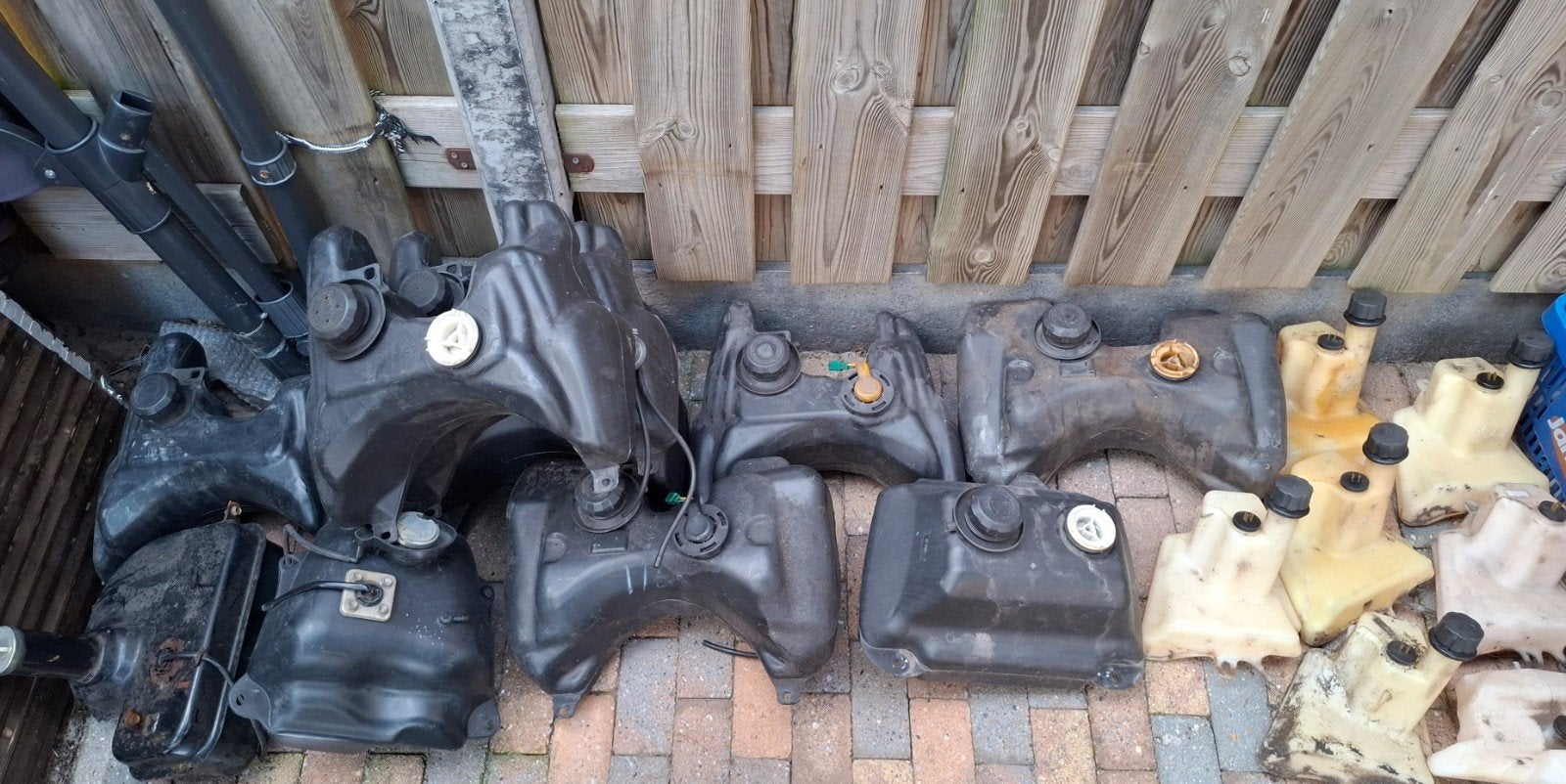 Benzinetank olietank scooter peugeot retro kymco, Ophalen of Verzenden, Zo goed als nieuw, Tank, Peugeot