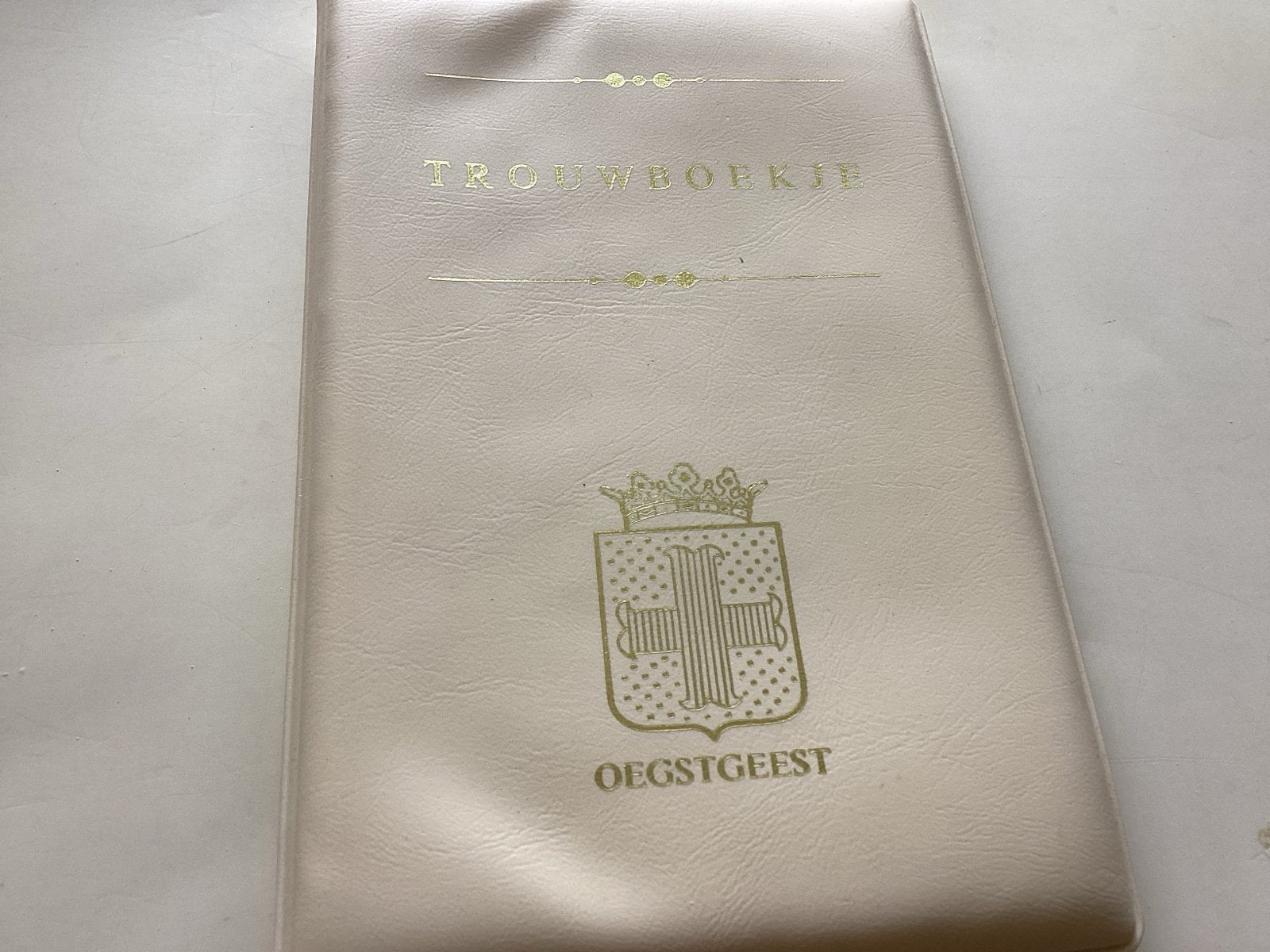 Trouwboekje Oegstgeest 1976 - Uniek Historisch Document, Ophalen of Verzenden, Zo goed als nieuw