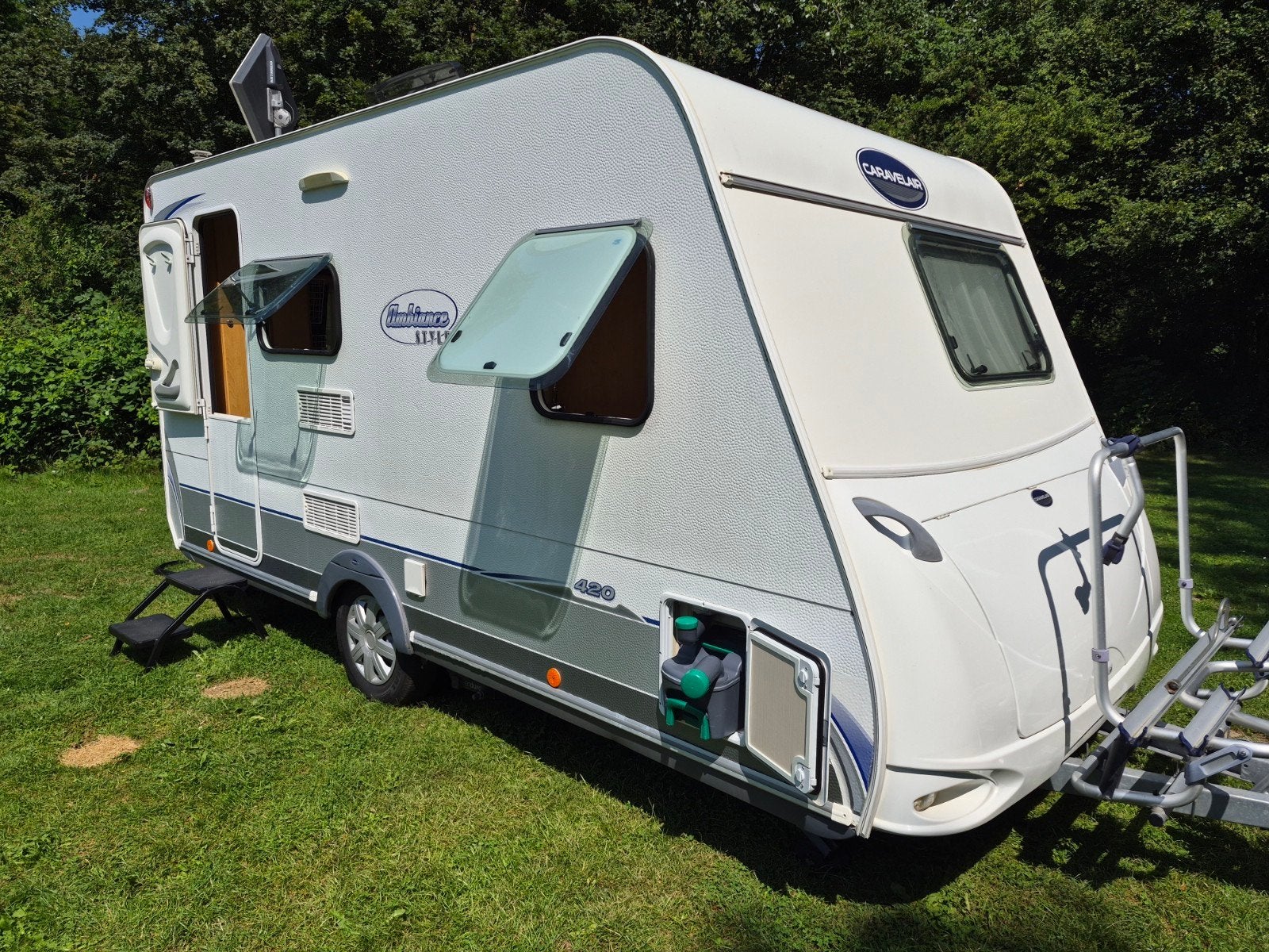 Caravelair style Ambiance 420 enduro Mover, Frans bed, Treinzit, 750 - 1000 kg, Particulier