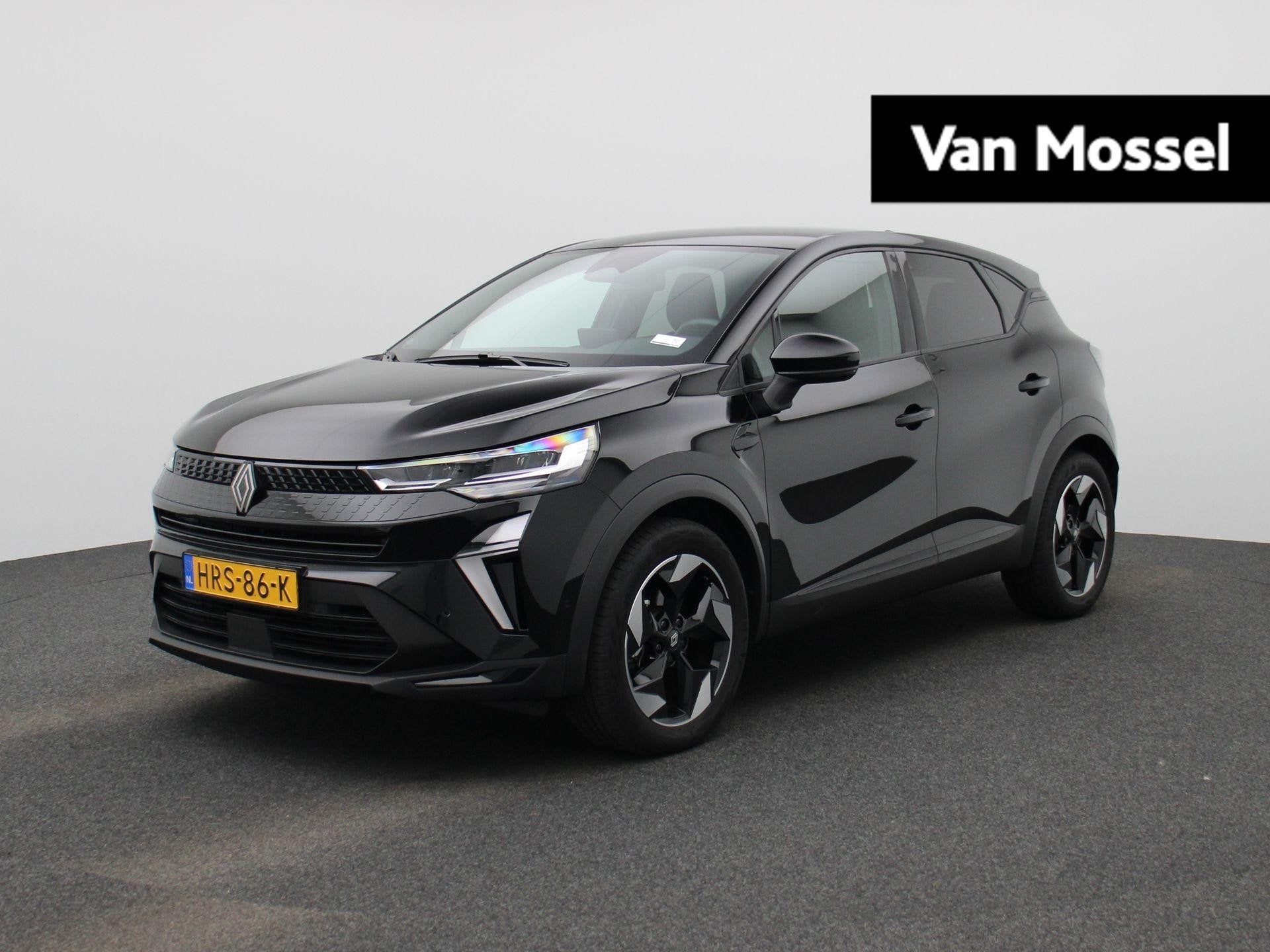 Renault Captur 1.6 E-Tech full hybrid 145 techno | Navigatie, Auto's, 1345 kg, Gebruikt, Zwart, Origineel Nederlands