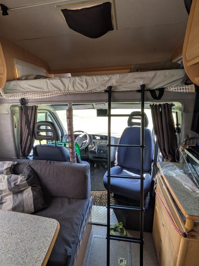 Te koop fiat ducato 2.8 tdi, Caravans en Kamperen, Campers, Particulier, Alkoof, Dethleffs