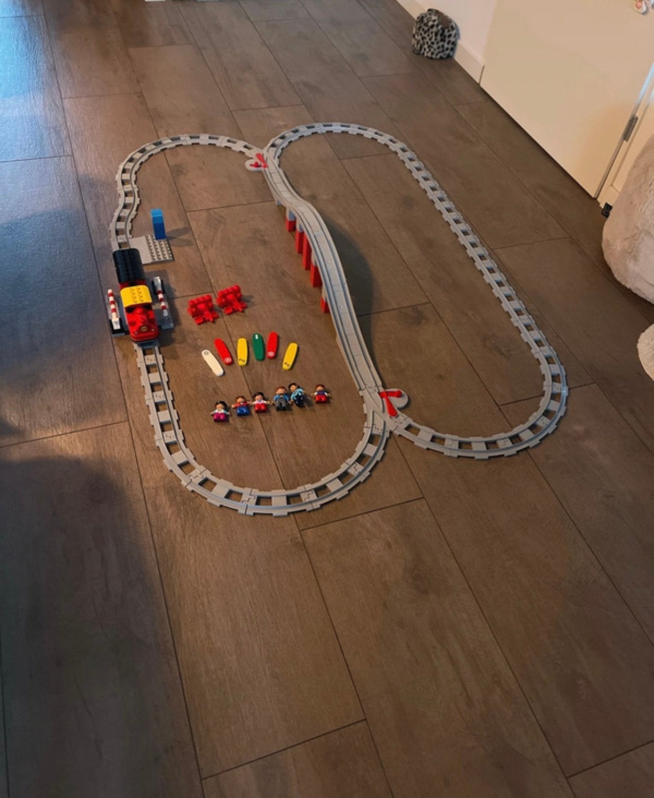 Duplo treinbaan, Kinderen en Baby's, Speelgoed | Duplo en Lego, Ophalen of Verzenden, Zo goed als nieuw, Duplo
