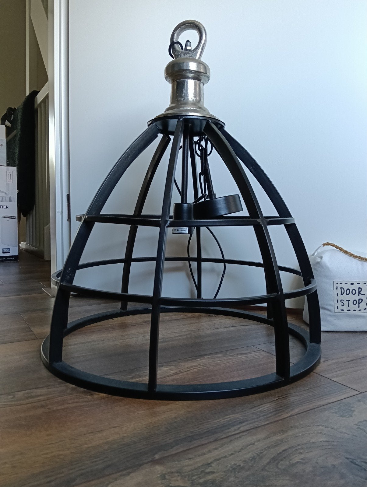 Industriële hanglamp van PTMD Home Collection, Ophalen