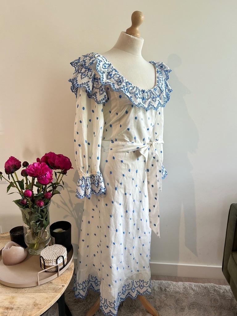 Fabienne Chapot maat 42 Josie dress NIEUW 3303, Blauw, Maat 42/44 (L), Nieuw, Ophalen of Verzenden