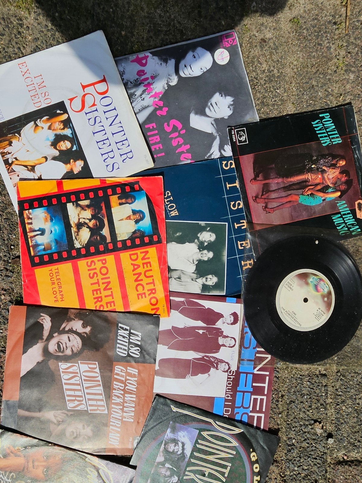 Pointer Sisters - 10 Singles (Pop, Jaren '80), Gebruikt, 7 inch, Ophalen of Verzenden, Pop