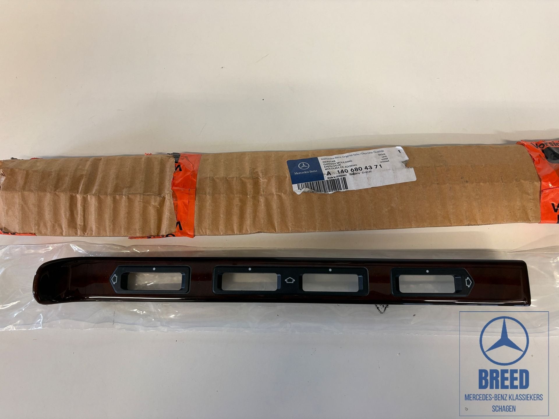 NOS sierlijst dashboard midden voor Mercedes-Benz W140 C140, Auto-onderdelen, -, Nieuw, Ophalen of Verzenden, -