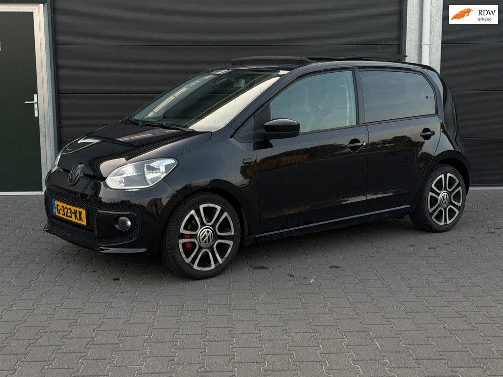Volkswagen Up! 1.0 high up! BlueMotion/Bomvoll/Pano/Navi/Sto, Euro 5, Gebruikt, Up!, 4 stoelen