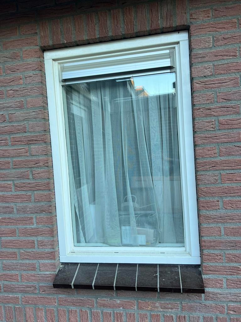 Raam dubbel glas met eventueel kozijn hout, Ophalen, Raamkozijn, Zo goed als nieuw, 75 tot 150 cm