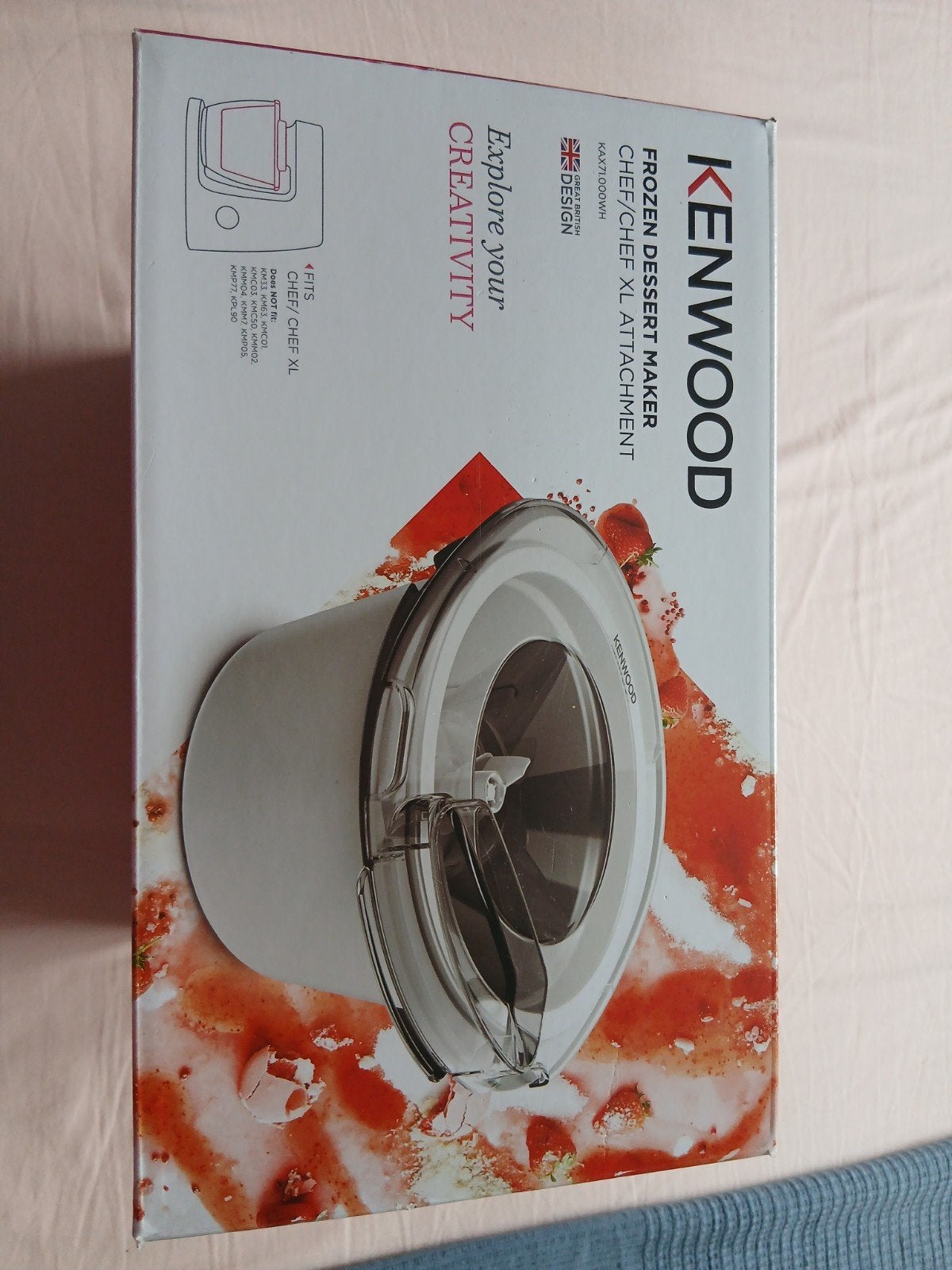 Kenwood Frozen Dessert Maker KAX71.000WH - Nieuw in doos, Ophalen of Verzenden, Nieuw