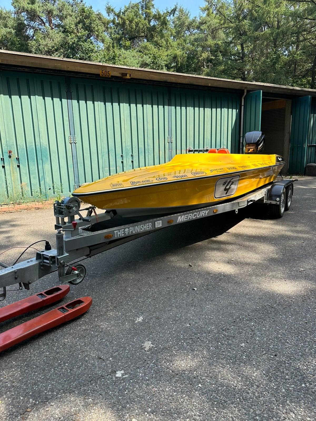 Ring 20ft met mercury racing 280, Ophalen of Verzenden, Zo goed als nieuw, Benzine