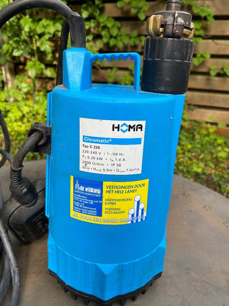 HOMA Dompelpomp, Tuin en Terras, Ophalen, Zo goed als nieuw, Elektrisch, Dompelpomp