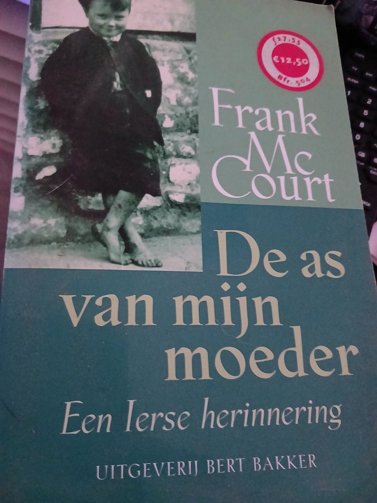 F. MacCourt - De as van mijn moeder, Ophalen of Verzenden, Zo goed als nieuw, F. MacCourt