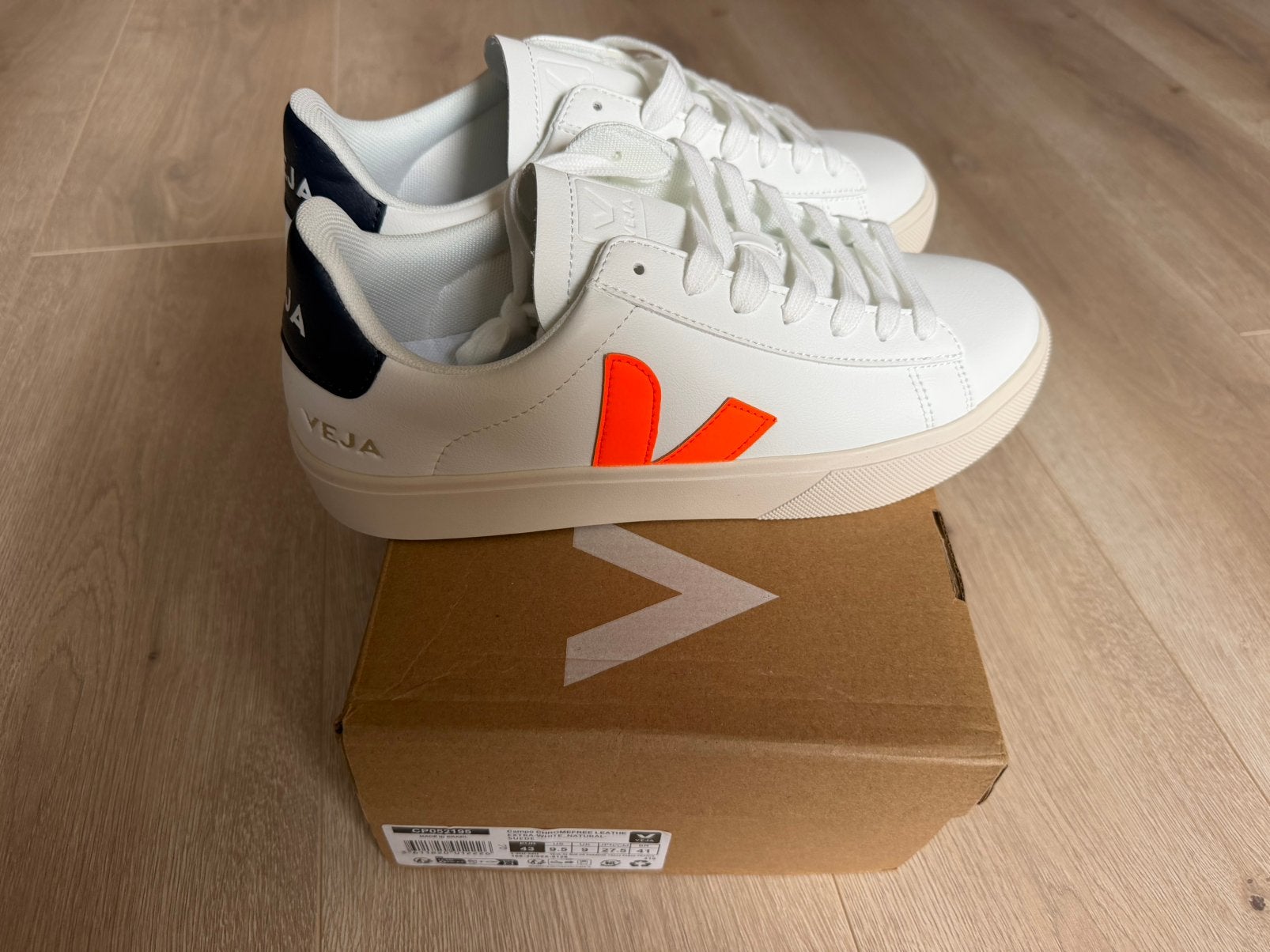 Heren Veja Campo maat 43 leren sneakers te koop, Kleding | Heren, Schoenen, Verzenden, Wit, Nieuw, Sneakers of Gympen