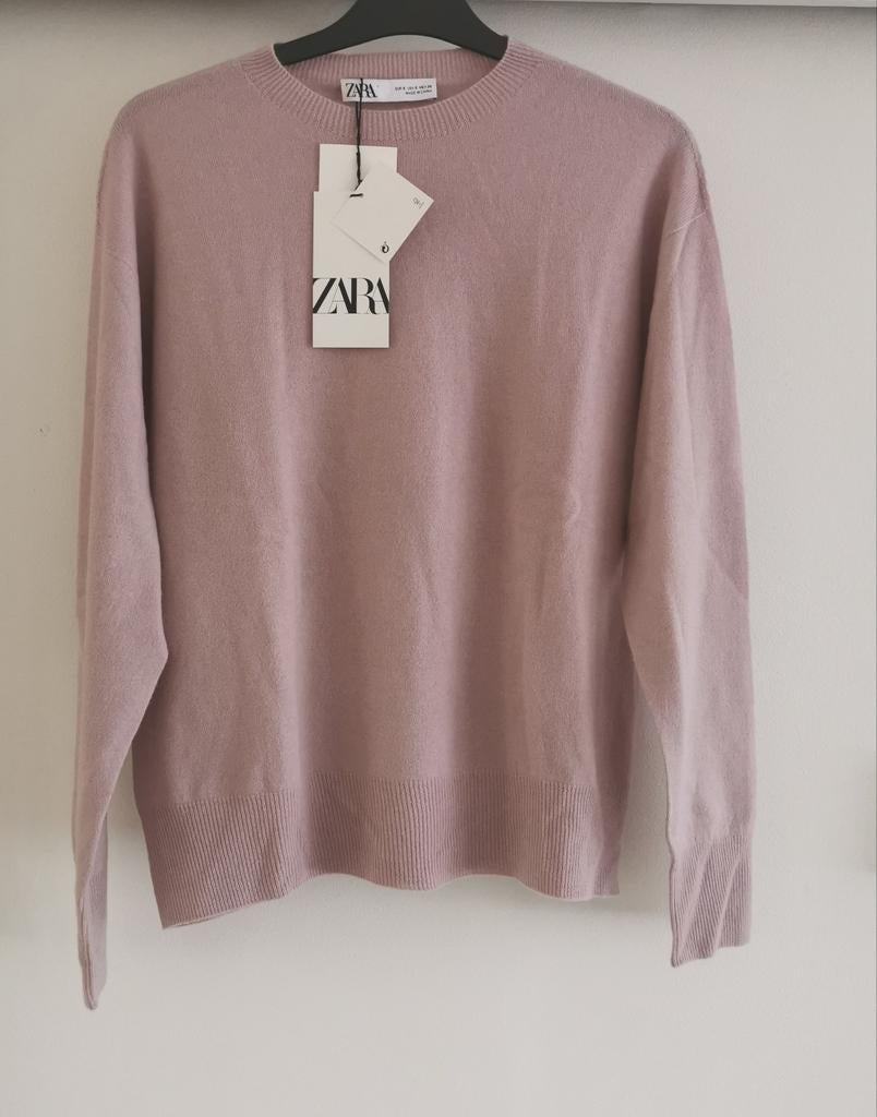 Zara trui 100% wol mt. S/M, Kleding | Dames, Truien en Vesten, Verzenden, Zara, Nieuw, Roze