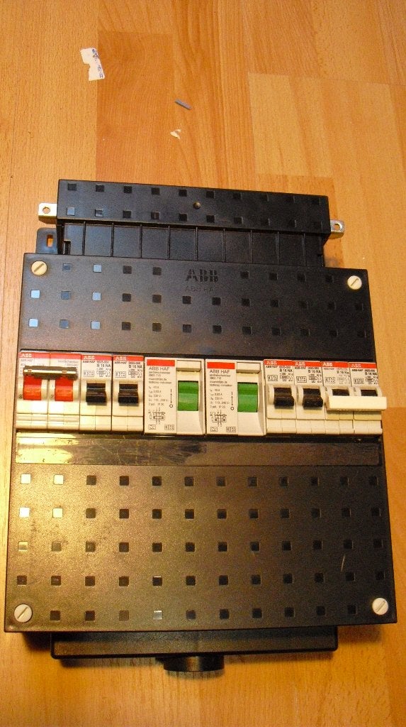 groepenkast ABB met 5 groepen 1 fase aansluiting, Ophalen of Verzenden, Gebruikt, ABB, Groepenkast