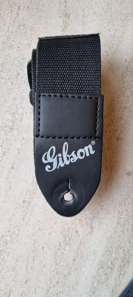 Gibson gitaarband guitar strap, Muziek en Instrumenten, Ophalen of Verzenden, Zo goed als nieuw, Elektrische gitaar