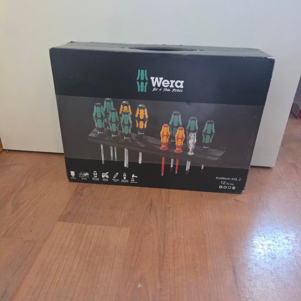 Wera Kraftform XXL 2 Schroevendraaierset 12-delig, Doe-het-zelf en Verbouw, Gereedschap | Handgereedschap, Nieuw, Ophalen