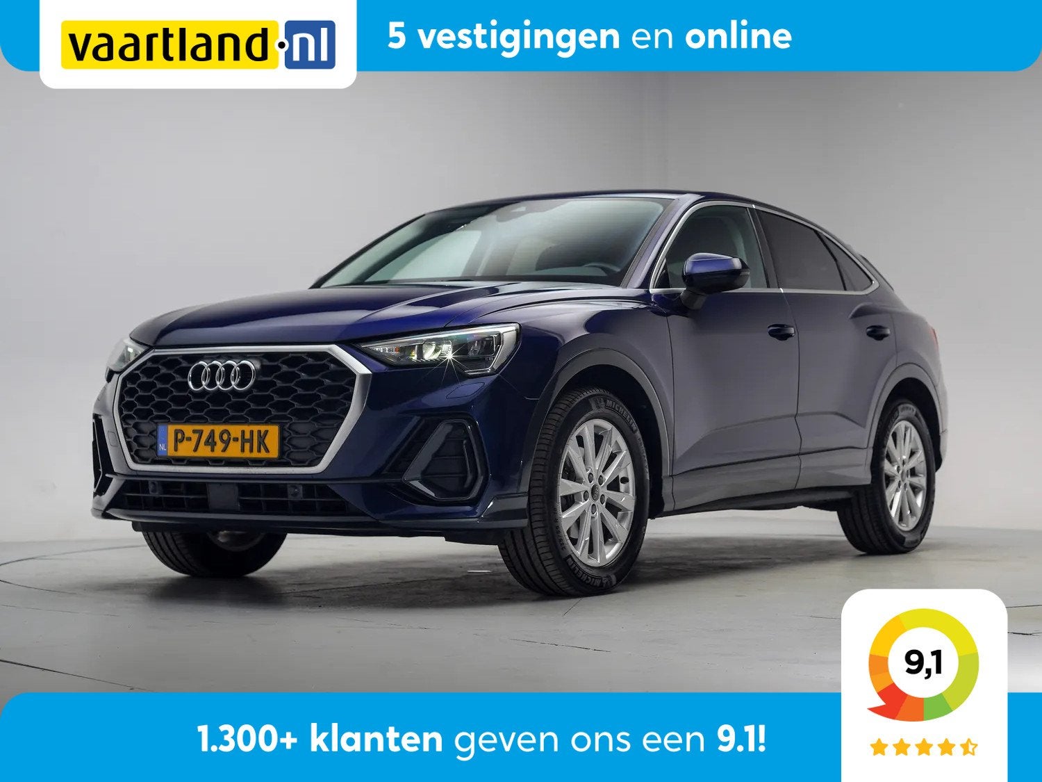 Audi Q3 Sportback 35 TFSI Pro Line S-Line Aut. [ LED Virtual, Auto's, Audi, Bedrijf, Te koop, Q3, ABS, Adaptieve lichten, Airbags
