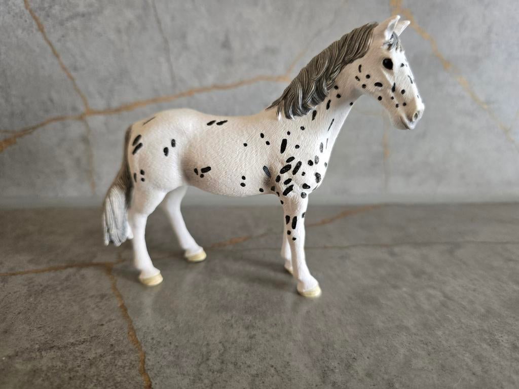 Schleich Knabstrupper merrie, Ophalen of Verzenden, Zo goed als nieuw, Paard, Beeldje of Figuurtje